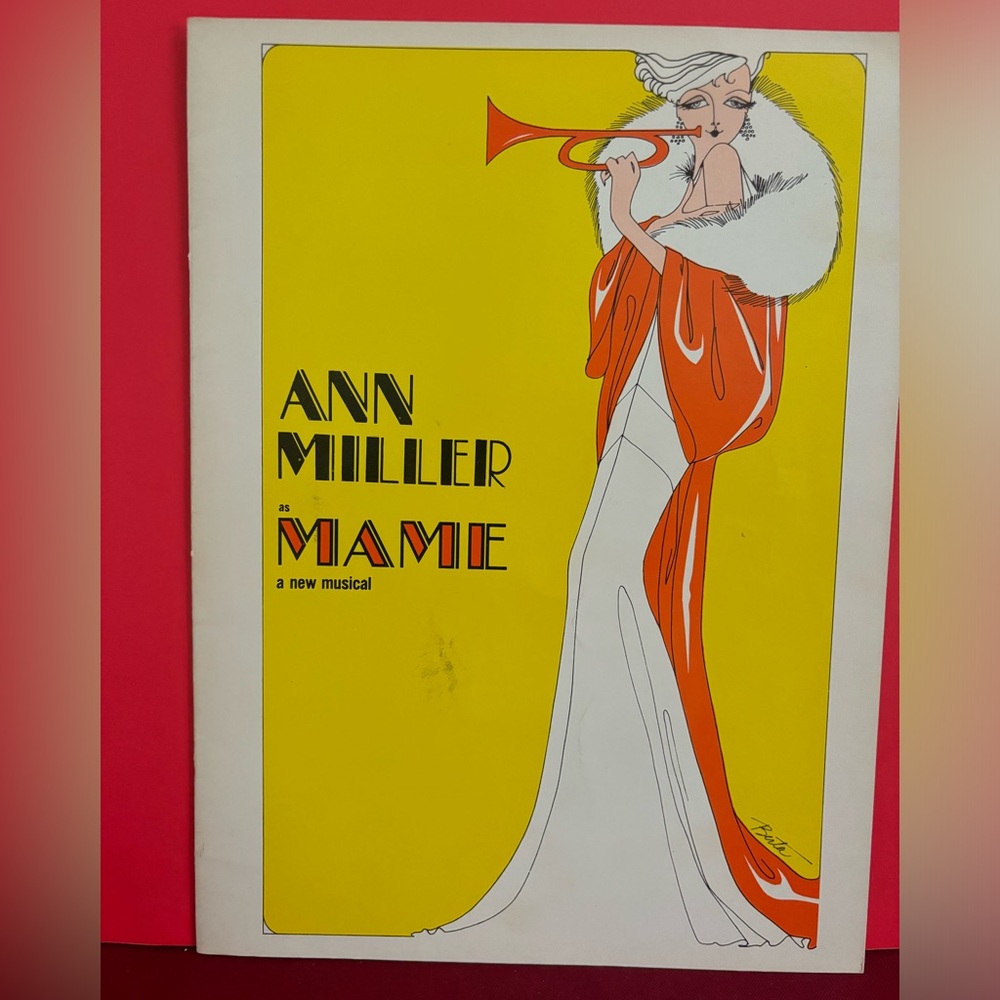 1968 Ann Miller as maim souvenir program from the Broadway show